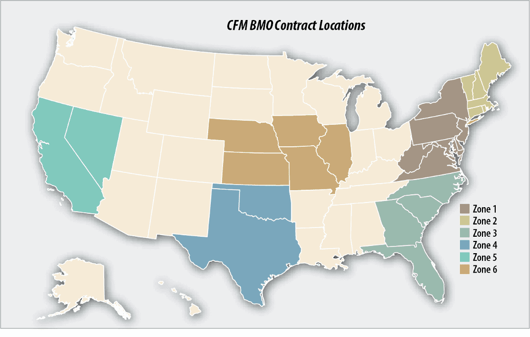 CFM-BMO Contract Locations